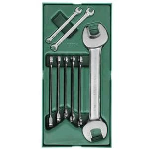 SATA 10件雙開口扳手及兩用扳手 09904
