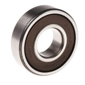 NSK滾珠軸承 6204DDU, 606kN 靜態(tài)負(fù)荷, 20mm 內(nèi)徑, 47mm 外徑