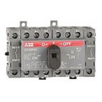 ABB非熔斷隔離開(kāi)關(guān)OT25F4C 最大電流 25 A, 4極