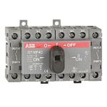 ABB非熔斷隔離開關(guān) OT16F4C 最大電流 16 A, 4極, DIN 導(dǎo)軌安裝