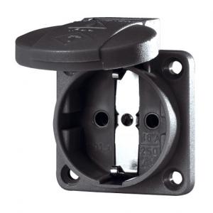 Mennekes 工業(yè)插座 SCHUKO 黑色 16A2P+E 230V，11032