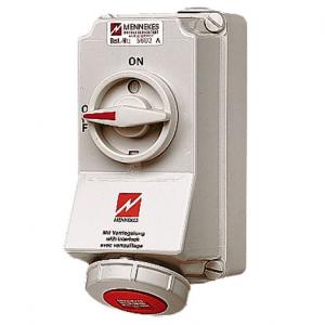 Mennekes工業(yè)插座 DUO 16A5P 6H400V IP67,5603A