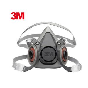 3M防護(hù)面具6200/6100半面型防毒面罩防塵面具主體防毒噴漆面具