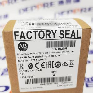 Allen BradleyFlex 16點(diǎn)數(shù)字量輸入模塊 1794-IB16 KCC-REM-RAA-1794-DI