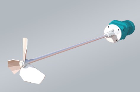 MIXEL AGIPRO? 小型頂入式攪拌機(jī)   安裝在罐頂或池頂?shù)臄嚢铏C(jī)