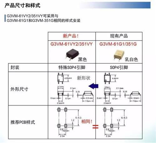 歐姆龍G3VM-61G1參數(shù)