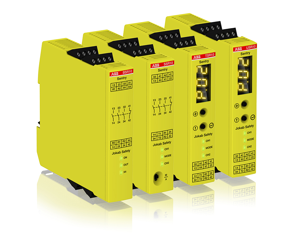 ABB Jokab安全繼電器,可減少停機(jī)時間，庫存，安裝時間