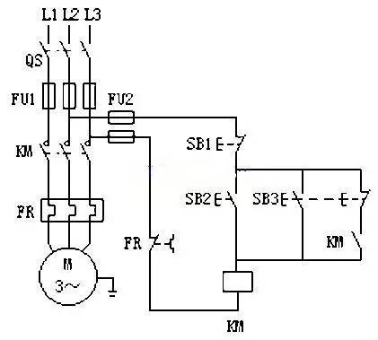 電動(dòng)機(jī)點(diǎn)動(dòng)控制原理圖