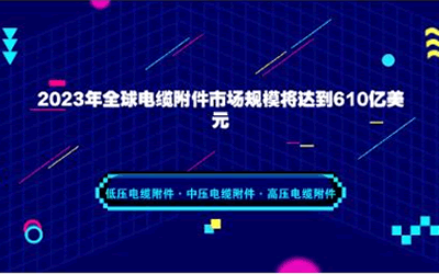 2023年全球電纜附件市場(chǎng)規(guī)模將達(dá)到610億美元